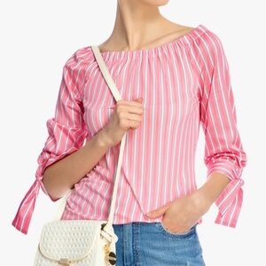 NWOT Marc Cain Striped Blouse